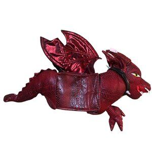 Hollow's Eve Red‎ Dragon Costume Backpack Adjustable Straps Halloween Kids 3-7